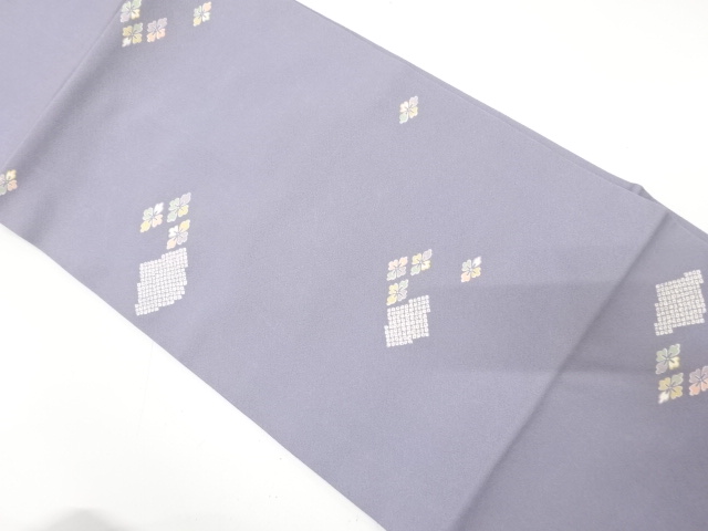 花菱模様　名古屋帯